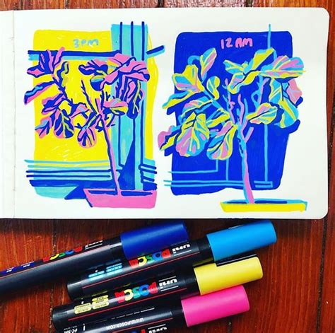 posca pens art - Google Search in 2020 | Art, Marker art, Art sketchbook