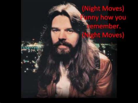 Bob Seger-Night Moves W Lyrics - YouTube