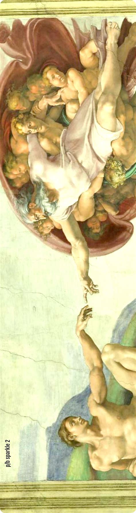 Michelangelo (1475-1564): The Creation of Adam (Sistine Chapel ceiling ...