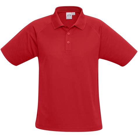 Kids Sprint Golf Shirt - Red - Domoney Brothers