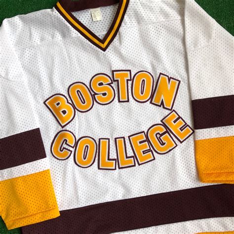 90’s Boston College Eagles NCAA Hockey Jersey Size Large – Rare VNTG