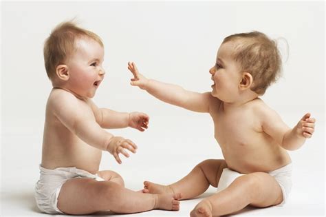 Premium Photo | Cute babies fighting