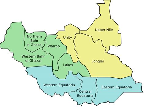 South Sudan Map