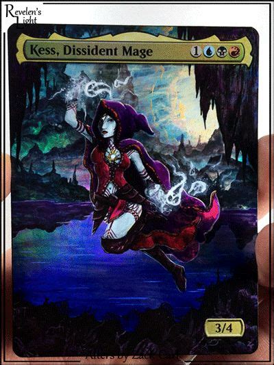 Kess, Dissident Mage Foil Alter in 2021 | Magic the gathering, Altered art, Art