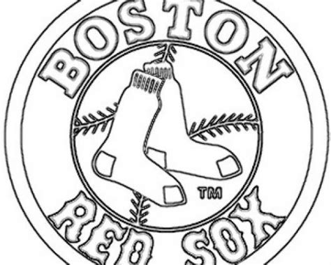 red sox baseball coloring pages - Clip Art Library