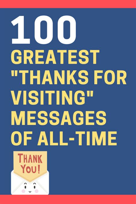 100 Best "Thank You for Visiting" Messages and Quotes | FutureofWorking.com