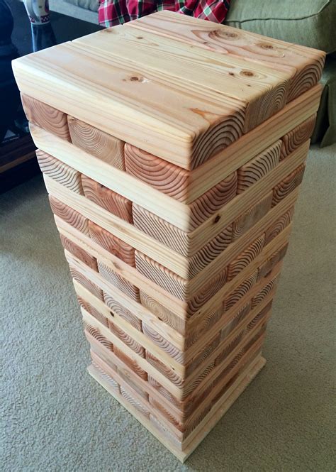 Giant jenga diy - blindpikol