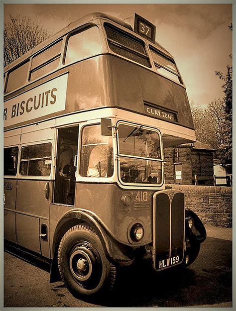 Old British Bus Photograph by Mike Gibbons