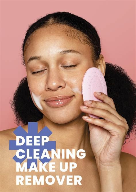 Deep cleansing poster editable template, beauty ad vector | premium ...