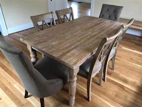 Valerie Original Dining Table | Solid wood dining table, Wood dining table, Barnwood dining table