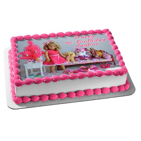 American Girl Fashion Doll with a Dog Unicorn and Accessories Edible C – A Birthday Place