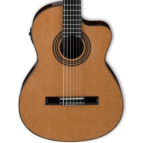 Ibanez GA6CE Classical Guitar w/ Cutaway & Pickup (Amber High Gloss) | Classical & Nylon ...