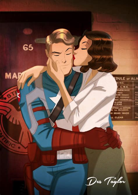 Super-cute art of Steve Rogers and Peggy Carter from Best Couples in Comics. But let's be real ...