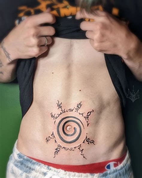 Naruto Belly Tattoo by @merlin_stabs - Tattoogrid.net