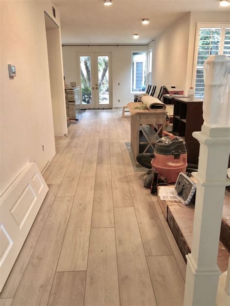 Light Colored Luxury Vinyl Plank Flooring