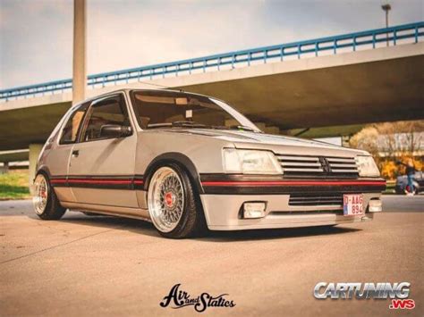 Tuning Peugeot 205, GTI. Modified, tuned, custom, stance, stanced, low ...