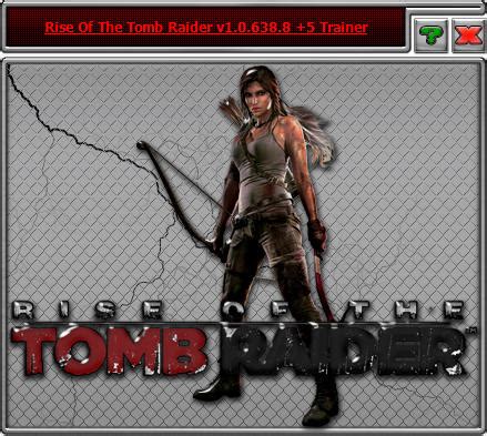 Rise of the Tomb Raider Trainer +5 v1.0.638.8 HoG - download cheats, codes, trainers