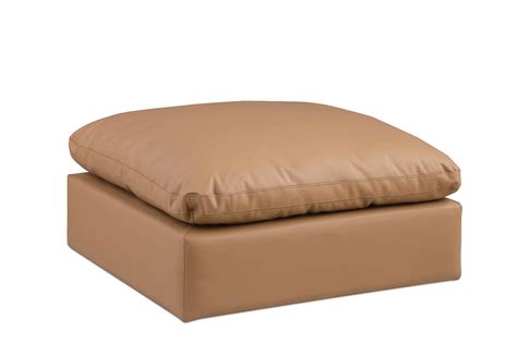 Contemporary Dark Brown Faux Leather Ottoman Sleeper AC Pacific AC903 – buy online on NY ...