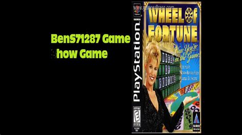 Wheel Of Fortune 1st Edition (3rd Run) PS1 Game 6 - YouTube