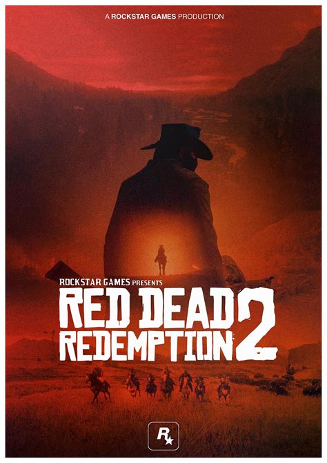 Made a poster using scenes from the RDR2 trailer