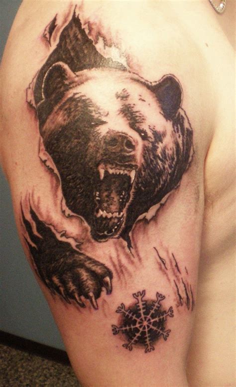 Bear Claw Rip Tattoo