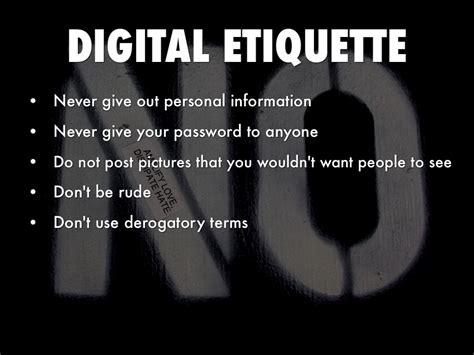 Digital Etiquette by Caleb Thompson