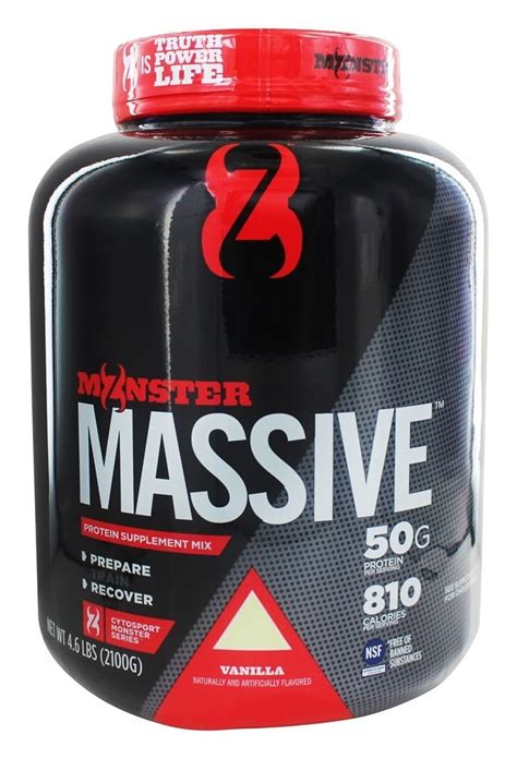 Cytosport - Monster Massive Protein Supplement Mix Vanilla - 4.6 lbs. - Walmart.com