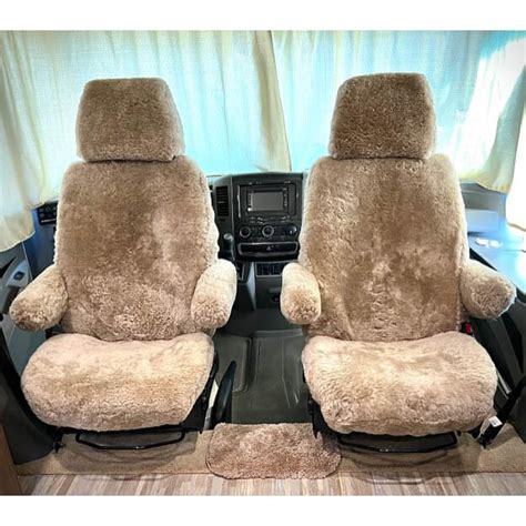 Sheepskin Seat Covers RV Bus Custom Tailor-Made | Ultimate Sheepskin