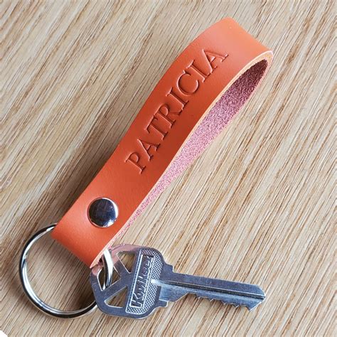 12 Pack Leather Keychains-Laser engraving, Hot foil stamping, Promotional Gifts, Fundraising ...