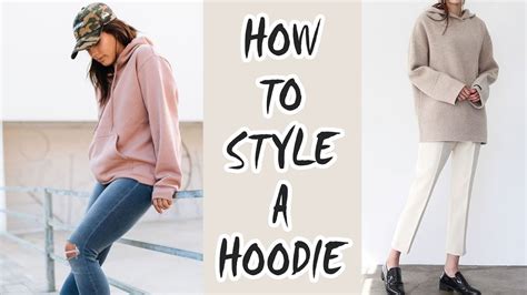 HOODIE outfit ideas for cool girls | Arts of layering a casual hoodie - YouTube