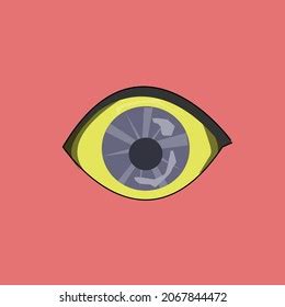 One Eye Vector Graphic Illustration Hand Stock Vector (Royalty Free) 2067844472 | Shutterstock