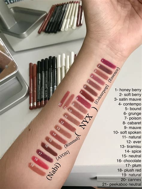 6 nyx slim lip pencil lip liner spl pick your 6 color joy s cosmetics – Artofit