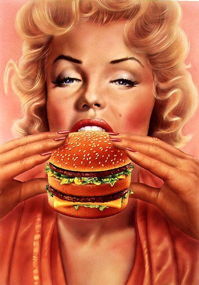Divine Marilyn Monroe | Imagens de lanches, Desenho de hambúrguer, Ideias de hambúrguer