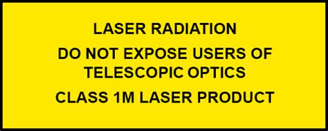 Labels for laser equipment | Queensland Health