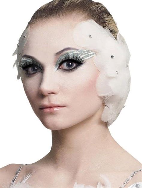 White Swan Stick On Eye Makeup | White swan, Costume eyes, Fantasy makeup