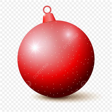 Red Christmas Ball Vector PNG Images, Christmas Ball With Red Color ...