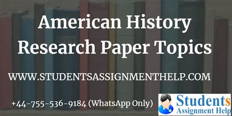 Fresh 20+ Research Paper Topics Ideas On American History for College Students- Free List for ...