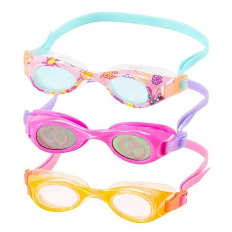 Speedo Kids Swim Goggles Triple Goggle Pack ~ Fun Prints (Orange) - Walmart.com - Walmart.com