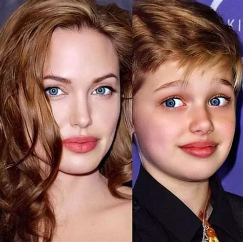 Shiloh, the daughter of Brad Pitt and Angelina Jolie, shocked everyone ...