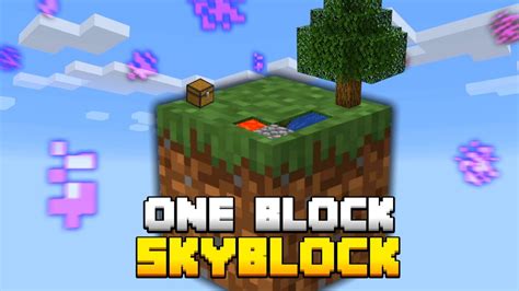 Minecraft Skyblock, But You Only Get ONE BLOCK - YouTube