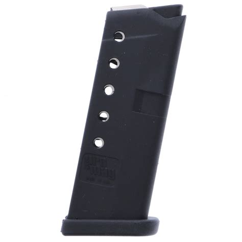 ProMag Glock 42 .380 ACP 6-Round Black Polymer Magazine