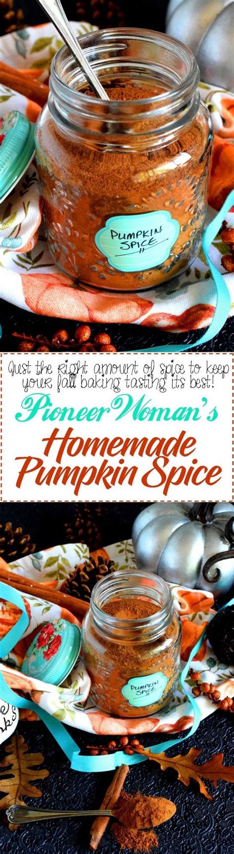 Pioneer Woman's Homemade Pumpkin Spice - Lord Byron's Kitchen | Homemade pumpkin spice, Homemade ...