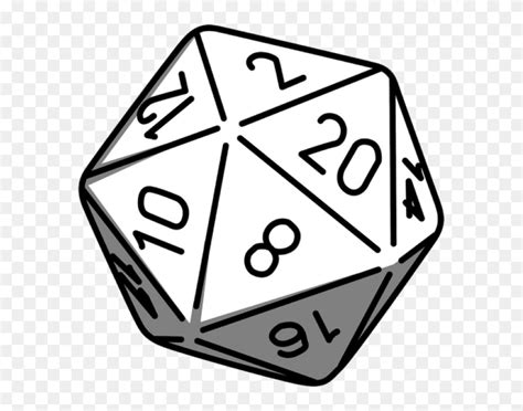 Download Dungeons And Dragons D20 Dice Clipart (#5238132) - PinClipart