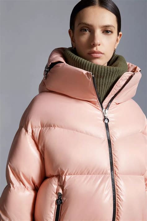 Light Pink Huppe Short Down Jacket - Short Down Jackets for Women | Moncler DE