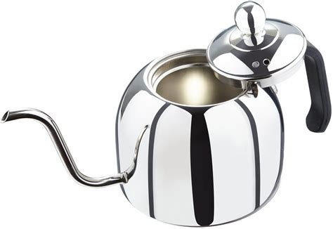 Zell Pour Over Kettle for Coffee and Tea, Premium 18/8 Stainless Steel ...