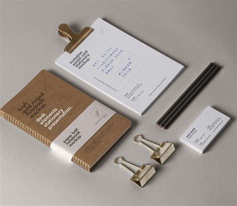 Stationery Mockup Free Download