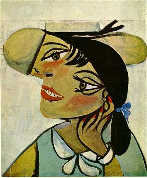 Portrait of woman in d`hermine pass (Olga), 1923 - Pablo Picasso ...