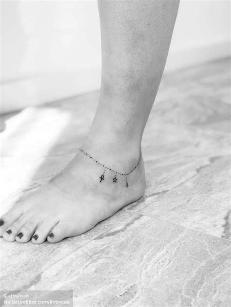 Pin by Zoey Childs on Tattoo | Ankle tattoos, Anklet tattoos, Ankle ...