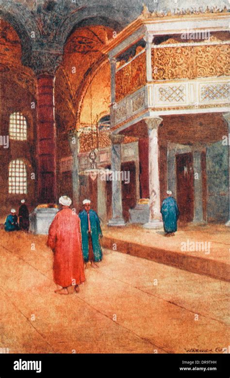 Ayasofya - Interior view Stock Photo - Alamy