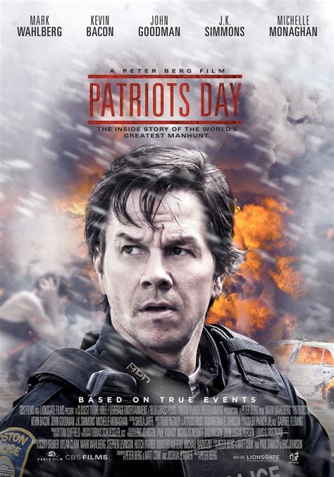 Patriots Day Movie Poster 4 | Patriots day, Patriots day 2016, Movie ...